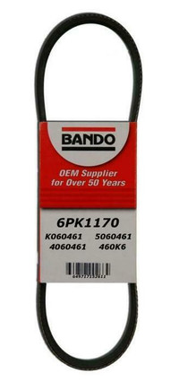 Bando Precision Engineered V-Ribbed Belt for Acura #6PK1170