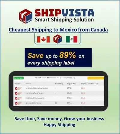 Cheapest Shipping Rates for sending package to Mexico