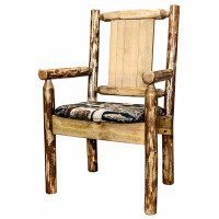 Loon Peak Glacier Country Collection Polyester Blend Captain's Chair