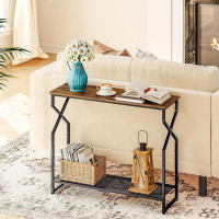 17 Stories 2 Tier Console Table, Sofa Table