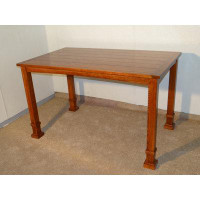Lee's Heritage Furniture Counter High Oak Mission Leg Table