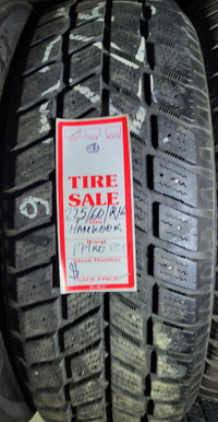 P 225/60/ R16 Hankook I*Pike Winter M/S*  Used WINTER Tires 60% TREAD LEFT  $60 for THE TIRE / 1 TIRE ONLY !!