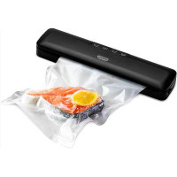 Ovente Ovente Automatic Vacuum Sealer Machine With Sealing Bags And Tube, Black Sv2906B