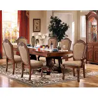 Bloomsbury Market Bloomsbury Market 7-Piece Dining Set With 96"X46" Wood Table And 6 Chairs