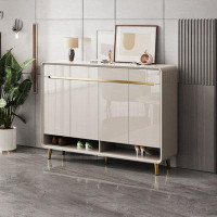 Everly Quinn Shoe Cabinet Entrance Cabinet Large Capacity Household Modern Simple Storage Cabinet,4