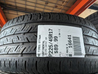 P225/45R17  225/45/17  CONTINENTAL CONTIPRO CONTACT SSR  ( all season summer tires ) TAG # 16641