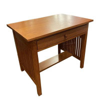Wildon Home® Mission / Arts And Crafts Solid Oak Writing Desk - 36 Inch