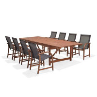 Wildon Home® Najmul 9-piece Dining Set with Extendable Table
