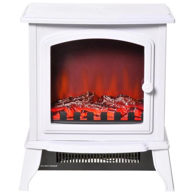 ELECTRIC FIREPLACE HEATER, FREESTANDING FIREPLACE STOVE WITH REALISTIC FLAME EFFECT in Fireplace & Firewood - Image 4