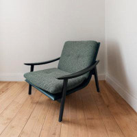 Wildon Home® Armrest back leisure fabric sponge single chair