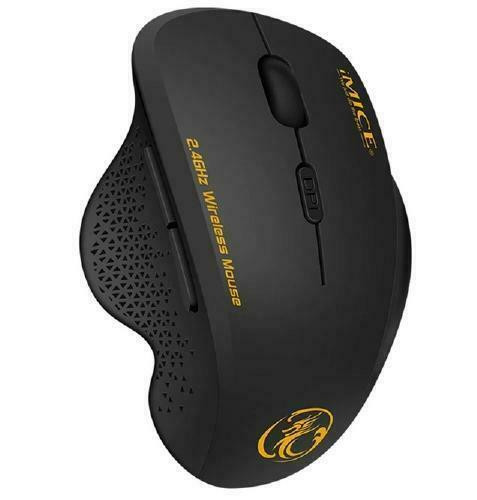 iMICE Ergonomic 2.4Ghz Wireless Mouse Up to 1600 DPI Computer PC / Mac Optical Mouse With USB Receiver in Mice, Keyboards & Webcams - Image 2