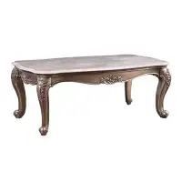 Rosdorf Park Coffee Table, Marble & Champagne