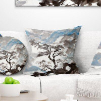 Made in Canada - East Urban Home Chinese Pine Tree Pillow