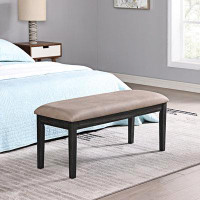 Winston Porter Upholstered Entryway Bench, Bedroom Bench For End Of Bed, Dining Bench With Padded Seat