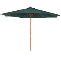 Arlmont & Co. 118.1'' Market Umbrella with Pulley Lift Counter Weights Included