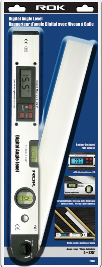 ROK® DIGITAL ANGLE LEVEL WITH AN ANGLE RANGE OF 0-230 DEGREES - Competitor price $49.99 - Our price only $39.95! in Other - Image 4