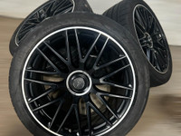 2023 Mercedes AMG GLS 63 23 rims and Pirelli Zero MO Summer Tires