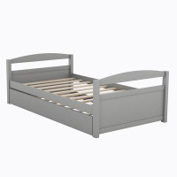 BOSTINS Wooden Daybed with Trundle