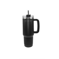 Cook Pro 40 Oz Stainless Vacuum Coffee Mug W/ Handle White