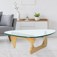 Everly Quinn Coulterville Abstract Coffee Table