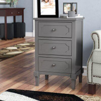 Alcott Hill Griffin Solid Wood 3 - Drawer Accent Chest