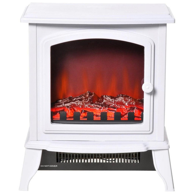 ELECTRIC FIREPLACE HEATER, FREESTANDING FIREPLACE STOVE WITH REALISTIC FLAME EFFECT in Fireplace & Firewood - Image 2