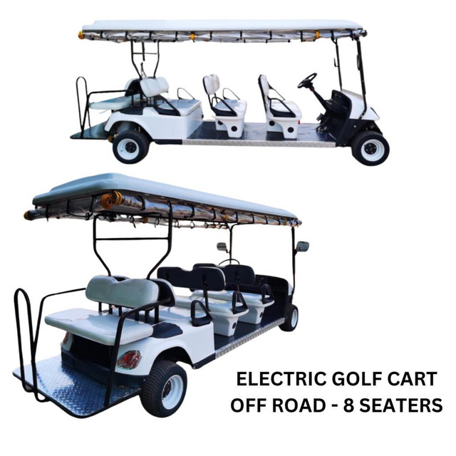 Explore Now: Finance Available for Brand New 2024 Electric Golf Carts – Off-Road for 2, 4, 6, and 8 Seaters w/ Warranty in Other - Image 4
