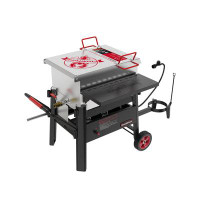 Creole Feast Creole Feast Cfb3001 Single Sack Crawfish Seafood Boiler, Outdoor Stove Propane Gas Cooker With Foldable Cy