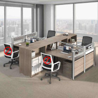 WIKI BOARD 4 -  Person Partition Desk  With Cabinet._L-Shape_Yes_Yes