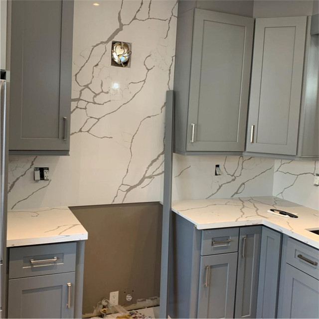 **Stylish Grey Shaker Kitchen Cabinets** in Cabinets & Countertops in Belleville - Image 4