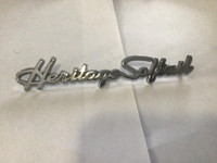 1986-2008 HD Heritage Softail Fender Badge Script Emblem