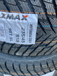 FOUR NEW 235 / 45 R18 WINTER MAX WINTER NOVA ICE AND SNOW TIRES