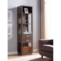 Union Rustic Epple Modern Creative Elegant Contemporary Design 18" l X 15" w X 72" h Home Office Wooden Utility Shelves