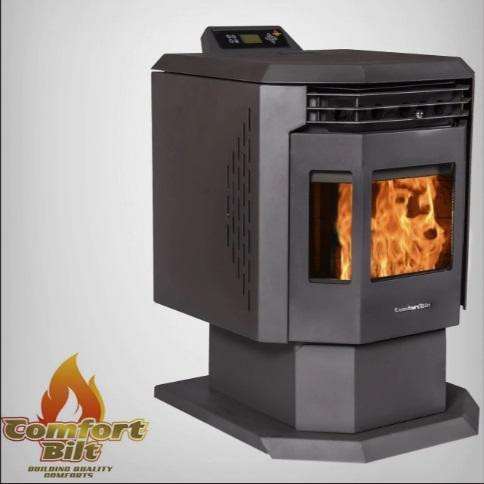 ComfortBilt HP21 Pellet Stove - 2 Finishes - 40 pound hopper capacity, 44,000 BTU, EPA and CSA Certified in Fireplace & Firewood - Image 3