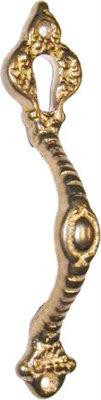 D. Lawless Hardware Victorian Vertical Keyhole Finger Pull Brass
