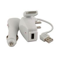 3 in1 AC-DC Charger Accessory Bundle For iPhones
