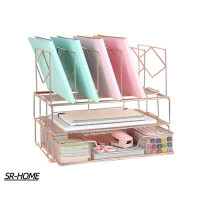 SR-HOME Desk Organizers And Accessories, Office Supplies Desk Organizer With Sliding Drawer