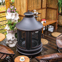 Latitude Run® 29.53"W Cold Rolled Steel Wood Burning Outdoor Fire Pit