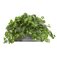 August Grove 11" Artificial Foliage Plant in Pot
