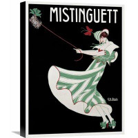 Global Gallery 'Mistinguett' by G.K. Benda Vintage Advertisement on Wrapped Canvas