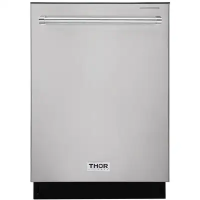 Thor Kitchen 24-inch Built-in Dishwasher with Smart Wash System HDW2401SSSP - Main > Thor Kitchen 24-inch Built-in Dishw