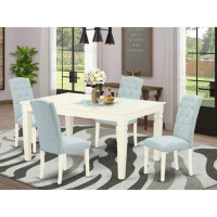 Winston Porter Cilicia Extendable Solid Wood Dining Set