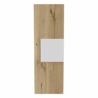 Hokku Designs Light Oak And White Multi Purpose Vertical Hanging Cabinet