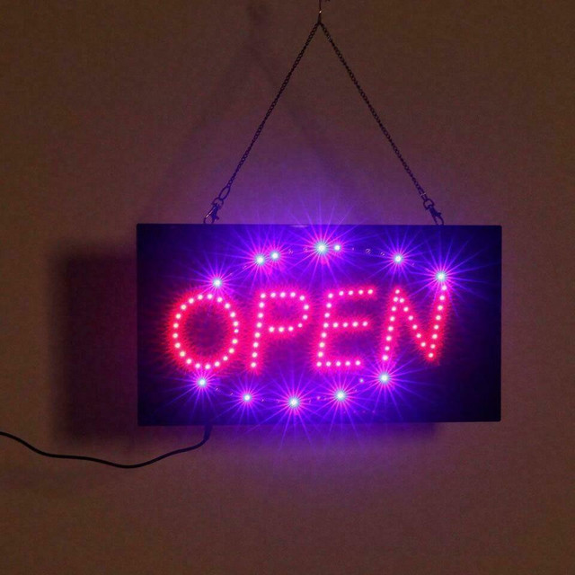 NEW 23X13 LARGE LED OPEN SIGN CHEAPEST IN ALBERTA dans Autre  à Calgary - Image 3