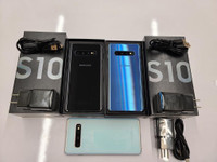 Samsung S10 S10 + Plus 128GB CANADIAN UNLOCKED NEW CONDITION WITH ALL BRAND NEW ACCESSORIES 1 Year WARRANTY INCLUDED