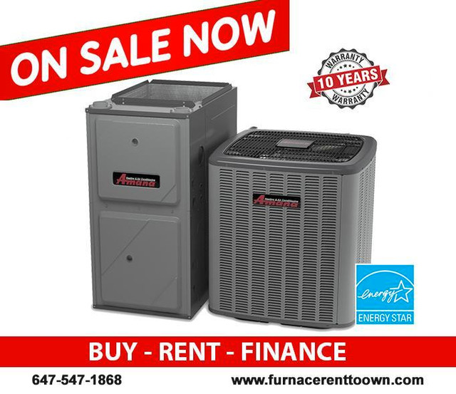 High Efficiency Air Conditioner  - Furnace  Rent to Own FREE UPGRADE in Heating, Cooling & Air in Barrie