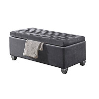 Darby Home Co 45" Upholstered Bench With Storage For Living Room Bedroom