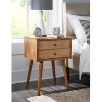 Beachcrest Home Bothell Solid Wood 4 Legs End Table