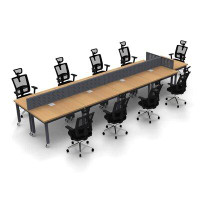 The Twillery Co. Desks Work Station Meeting Seminar Tables Model 4F5011415F57447F9A2B1E212851CF74 27 Pc Group Colour Bee