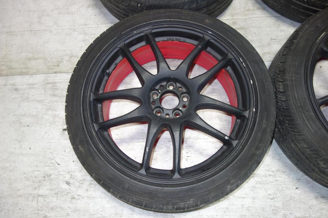 JDM Work Emotion Kiwami Wheels Rims Tires 5x100 18x7 +55 Offset Japan in Tires & Rims - Image 4